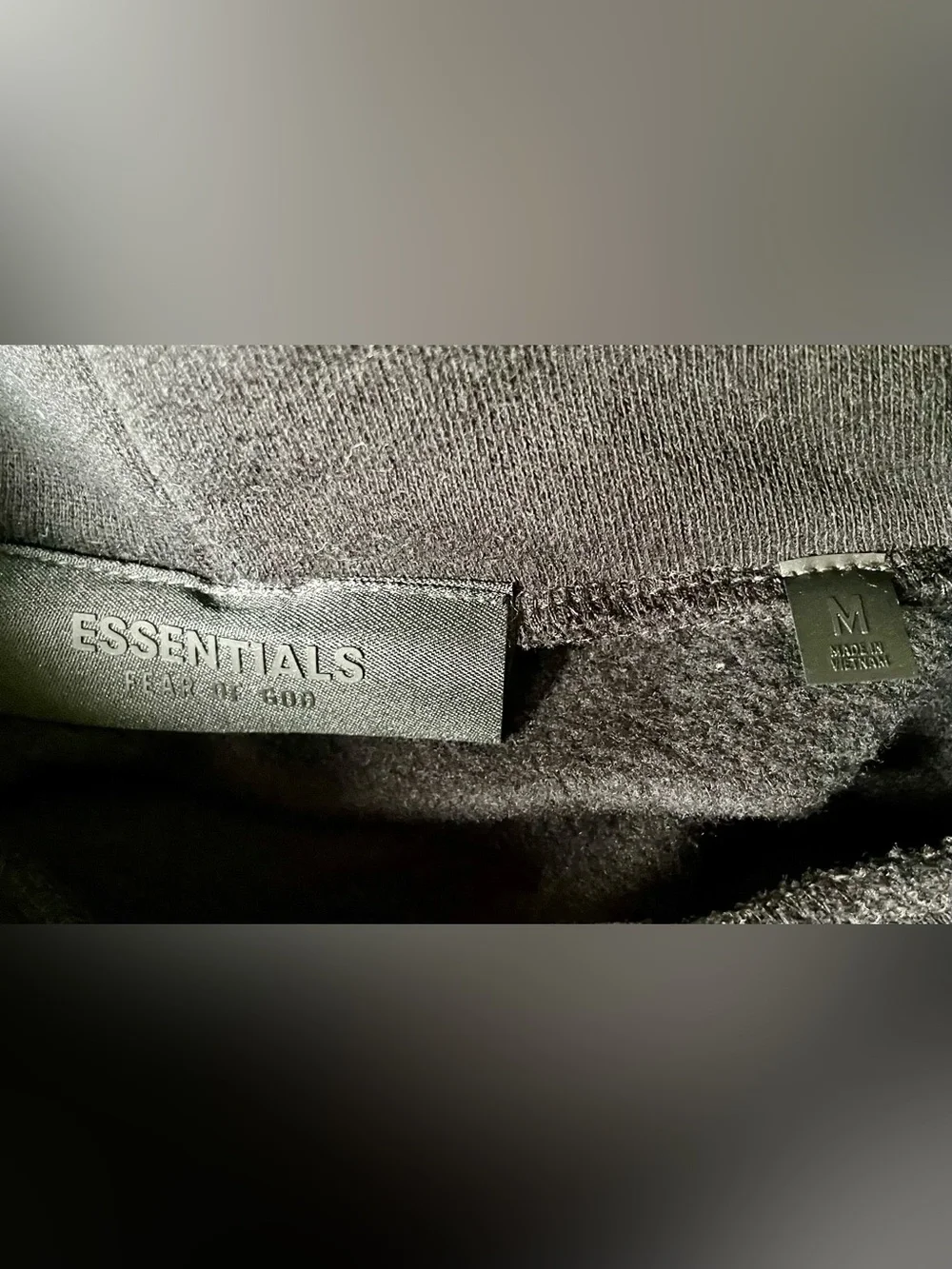 Fear of God Essentials Black Fleece Hoodie II FW24 - Picture 2 of 4